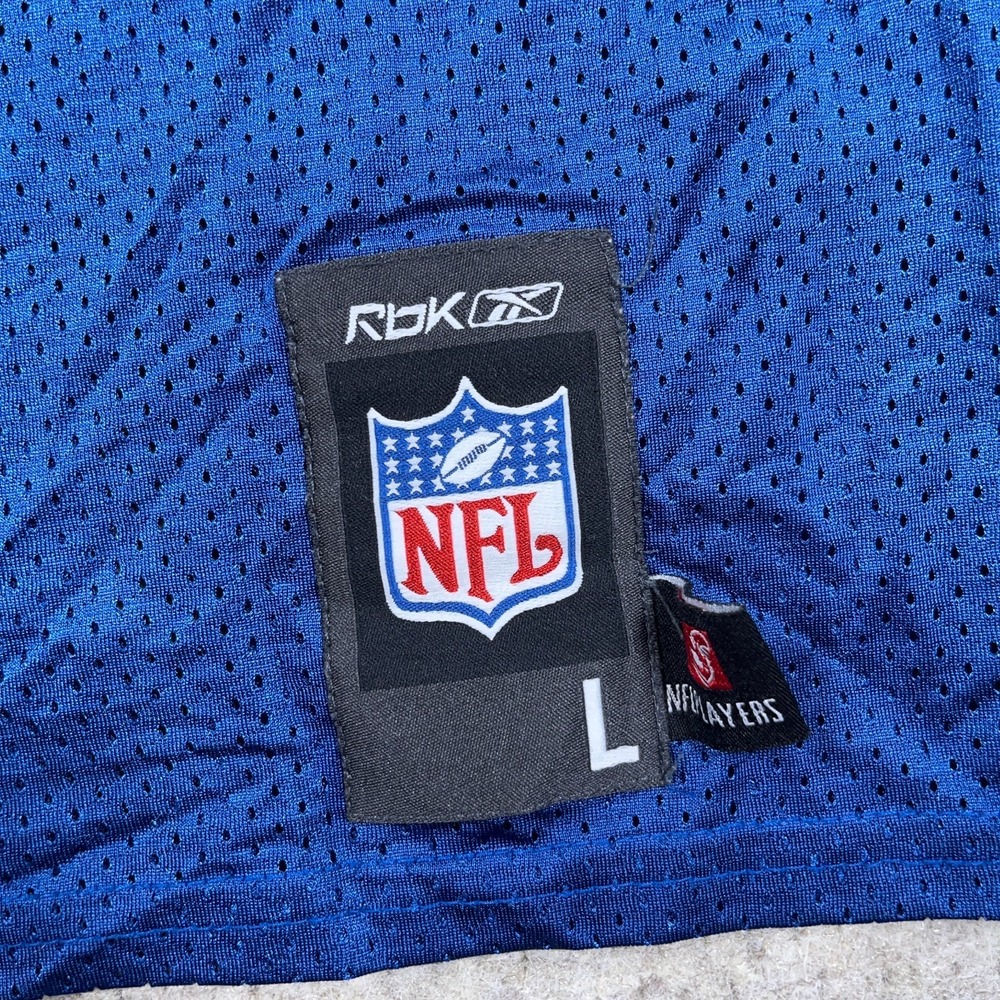 Vintage Indianapolis Colts Jersey Men Large Blue Joseph Addai Reebok Y2K Adult * - Picture 6 of 16